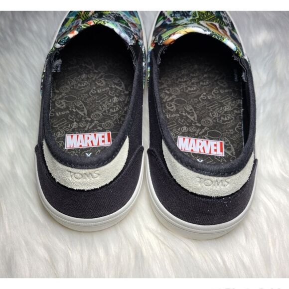 NWOB|Toms x Marvel Avengers Slip-On Sneaker, 9 - Picture 4 of 6